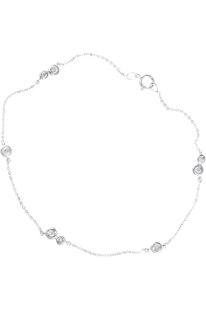 Mogul 9ct Gold Diamond Double Circle Chain Bracelet