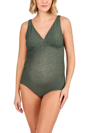 JoJo Maman Bébé Spot V-Neck Maternity Swimsuit