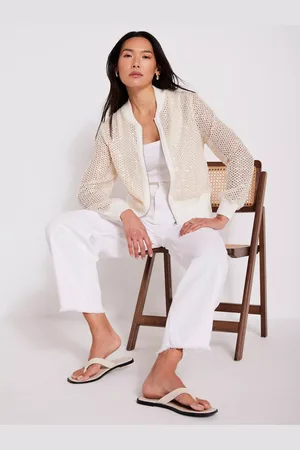 mint&berry Sequin Bomber Jacket