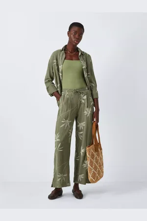 John Lewis Palm Embroidery Trousers