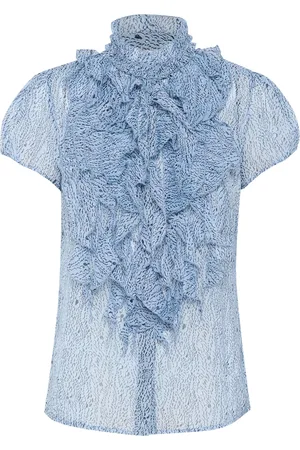 Saint Tropez Lilja Crinkle Short Sleeve Shirt