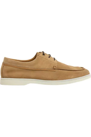 Hackett Martin Suede Lace Up Boat Shoes