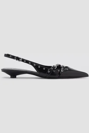 MANGO Vany Kitten Heel Court Shoes