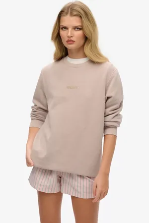 Superdry Oversized Micro Logo Crew Sweatshirt