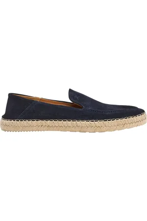 Hackett Suede Slip On Espadrille Shoes