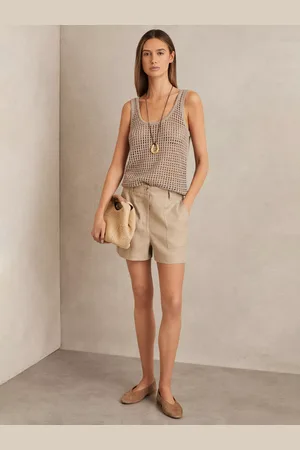Reiss Ashby Pure Linen Shorts