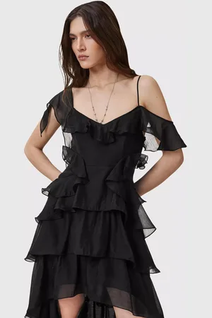 AllSaints Sienna Tiered Maxi Dress