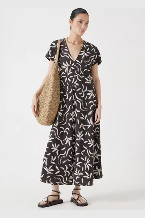 Hush Puppies Grace Palm Print Dress