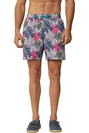 Hackett Regular Fit Jungle Print Swim Shorts