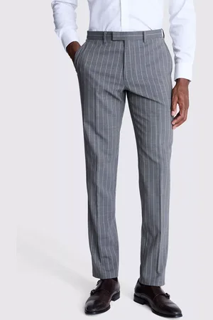 Moss Striped Suit Trousers