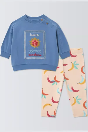 John Lewis Baby Hello Sunshine Sweater ang Leggings Set