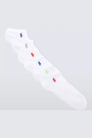 Ralph Lauren Core Performance Low Ankle Socks, Pack of 6