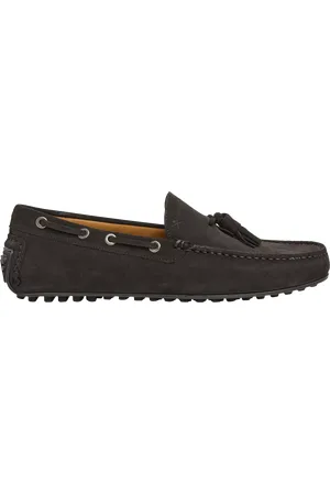 Hackett Driver Suede Tassel Loafers