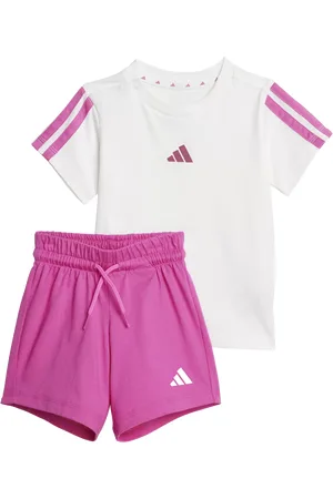 adidas Baby 3 Stripes T-Shirt and Shorts Set