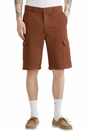 Benetton Garment-Dyed Worker Cargo Shorts