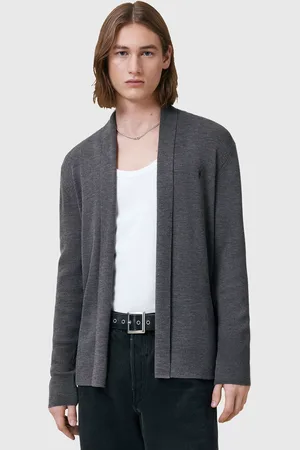 AllSaints Mode Merino Wool Open Cardigan