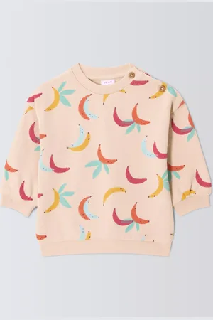 John Lewis Baby Bananas Print Sweatshirt