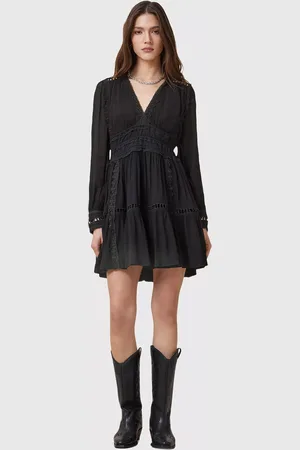 AllSaints Xanthe Long Sleeve Mini Dress