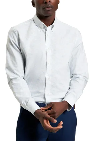 Ben Sherman Cotton Regular Fit Seagull Print Shirt