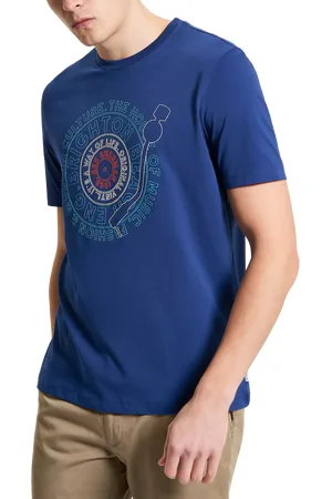 Ben Sherman Organic Cotton Regular Fit Record Graphic T-Shirt