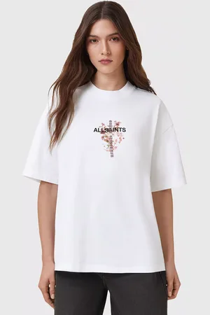AllSaints Eternal Etta Floral Organic Cotton Graphic T-Shirt