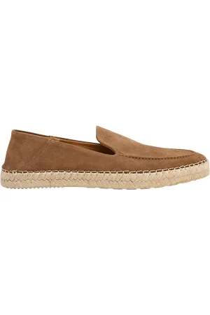 Hackett Suede Slip On Espadrille Shoes