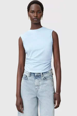 AllSaints West Ruched Tank Top