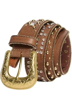 Superdry Rhinestone Leather Belt