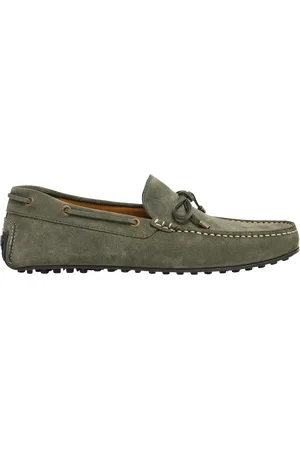 Hackett Driver Suede Lace Up Loafers