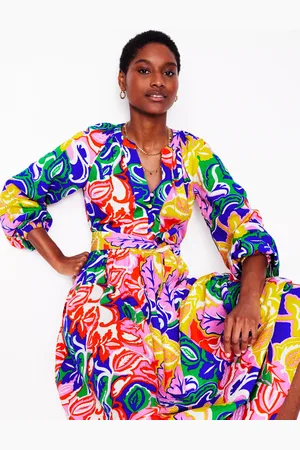 Boden Faye Floral Double Cloth Dress