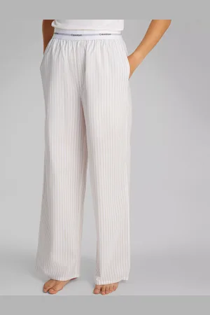 Calvin Klein Stripe Cotton Poplin Pyjama Bottoms