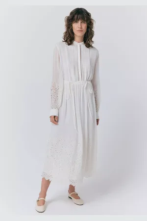 Ghost Millie Georgette Embroidered Dress
