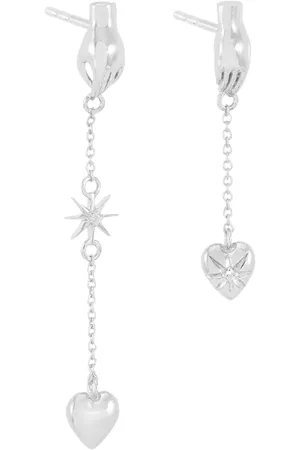 Rachel Jackson Love Story Asymmetric Drop Earrings