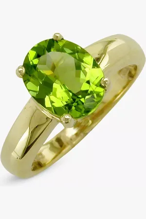 E.W Adams 9ct Gold Oval Ring, N