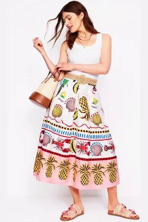 Boden Verity Linen Blend Midi Dress