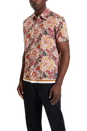 Ben Sherman Cotton Regular Fit Floral Paisley Shirt