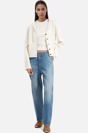 The Kooples Button Cape Back Wool Blend Cardigan