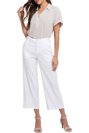 NYDJ Wide Leg Cargo Capri Trousers