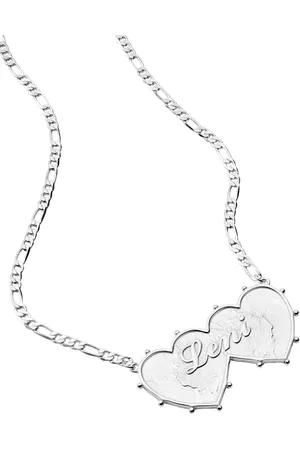 Daisy London Daisy x Shrimps Personalised Double Heart Pendant Necklace