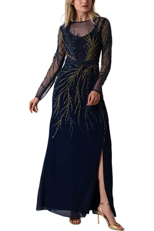 RAISHMA Paige Sequin Embellished Maxi Dress