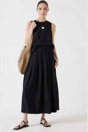 Hush Puppies Ivy Linen Blend Pleated Skirt