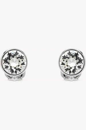 Emma Holland Crystal Stud Clip-On Earrings
