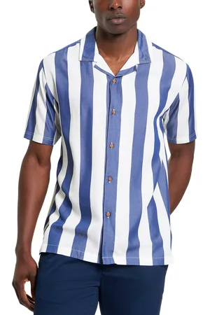 Ben Sherman Regular Fit Stripe Revere Collar Shirt