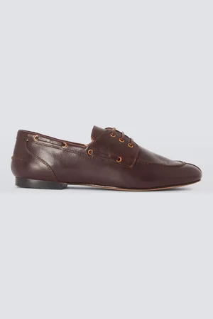 John Lewis Greek Leather Soft Boat Shoe Loafers