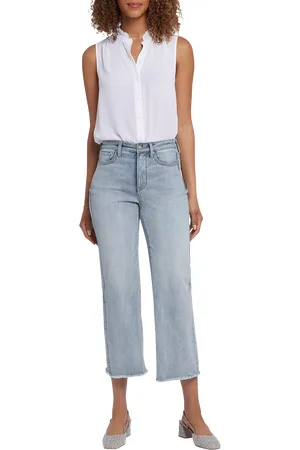 NYDJ Coco Relaxed Wide Leg Crop Jeans