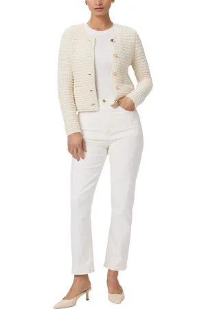 Paige Billy High Rise Straight Leg Crop Jeans
