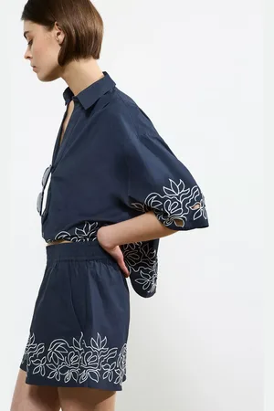 French Connection Alissa Cotton Popover Shirt