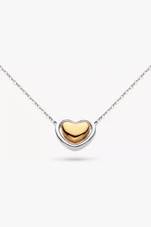 Kit Heath Heart of Gold Pendant Necklace, Silver/Gold