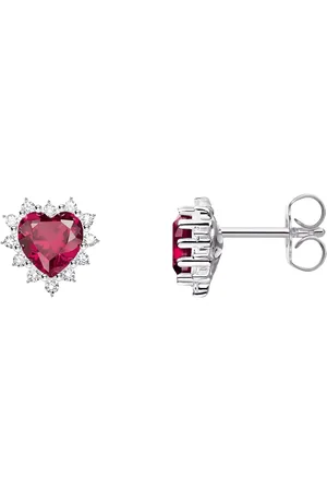Thomas Sabo Heart Zirconia Stud Earrings, Silver