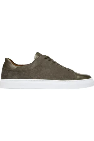 Oliver Sweeney Ossos Leather and Suede Cupsole Trainers